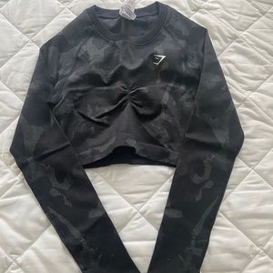 Adapt Camo Seamless Long Sleeve Crop Too
